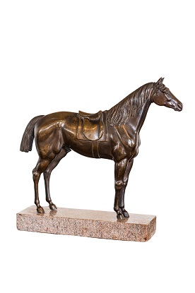 20th Century French Bronze Horse Sculpture 