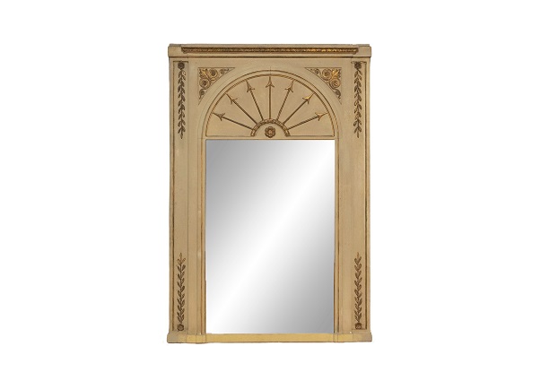 20th Century French Trumeau Mirror