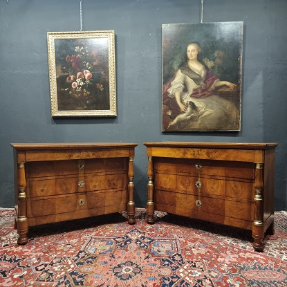 Arriving in Future Shipment - Pair of 19th Century Italian Commodes