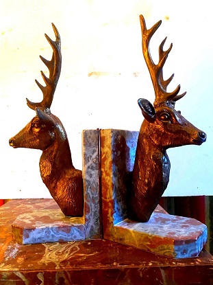 Pair of 20th Century French Bookends