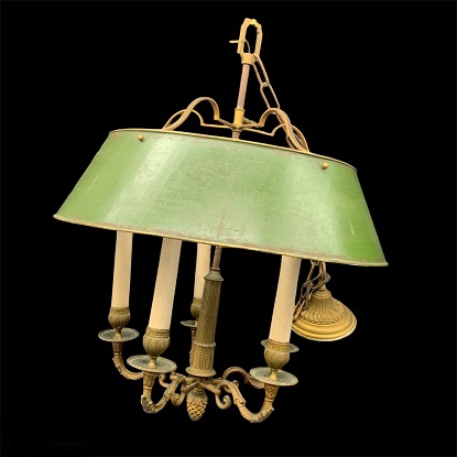 19th Century French Bouillotte Lamp DLW