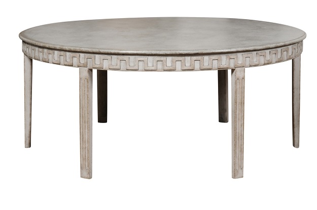 Swedish 20th Century Gustavian Style Center Table