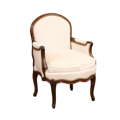 ON HOLD - French 19th Century Louis XV Style Bergere