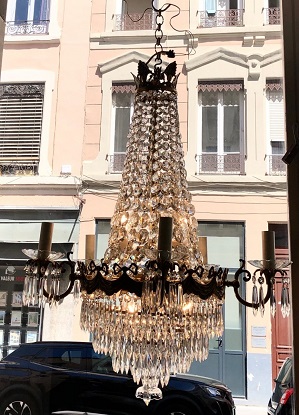French 19th Century Crystal Chandelier Circa 1890