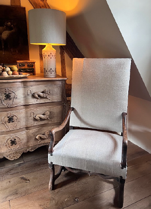 Arriving in Future Shipment - French 19th Century Louis XIII Style Chair