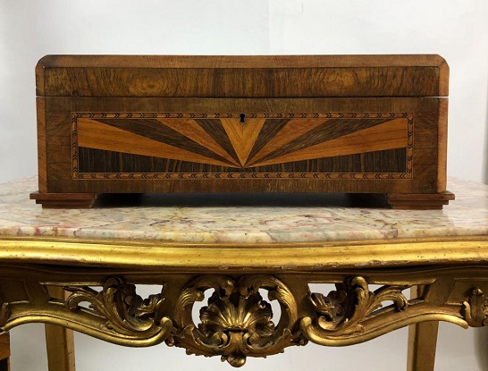 SOLD - French 20th Century Marquetry Box