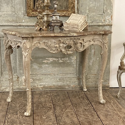 Arriving in Future Shipment - 18th Century French Marble Top Console