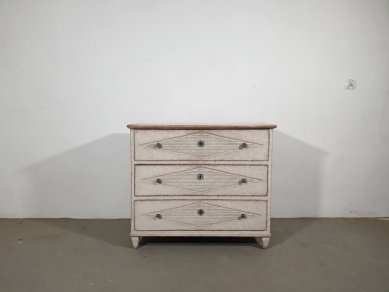 ON HOLD - Arriving in Future Shipment - 19th Century Swedish Chest of Drawers Circa 1840