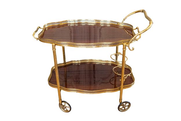 SOLD - 20th Century French Drinks Trolley