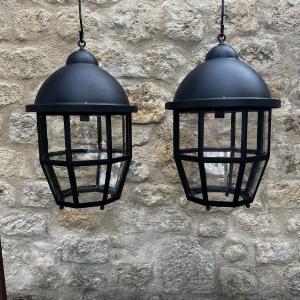Arriving in Future Shipment - Pair of 20th Century French Lanterns