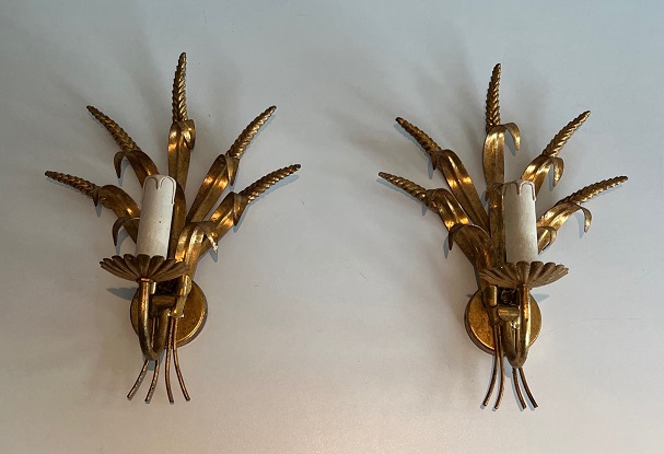 Arriving in Future Shipment - Pair of 20th Century French Sconces - Inspired By Coco Chanel