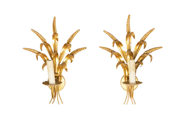Pair of 20th Century French Sconces - Inspired By Coco Chanel