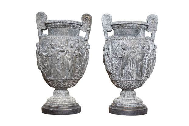 Pair of 19th Century French Urns