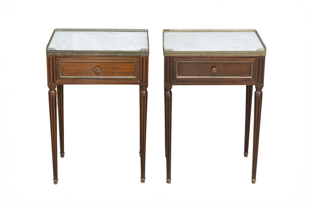 Pair of 20th Century French Louis XVI Style Bedside Tables