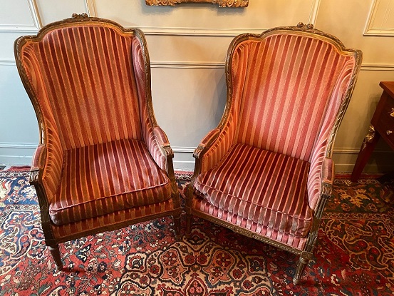 Arriving in Future Shipment - Pair of 19th Century French Bergeres