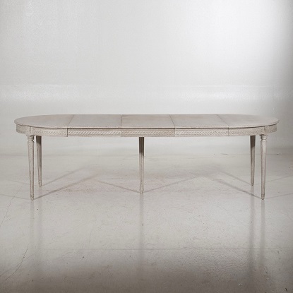Arriving in Future Shipment - 20th Century Swedish Extension Table with Three Tables